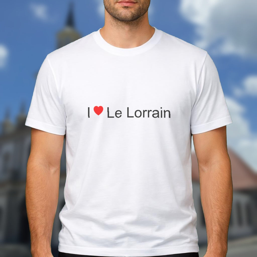 T-shirt I love le lorrain