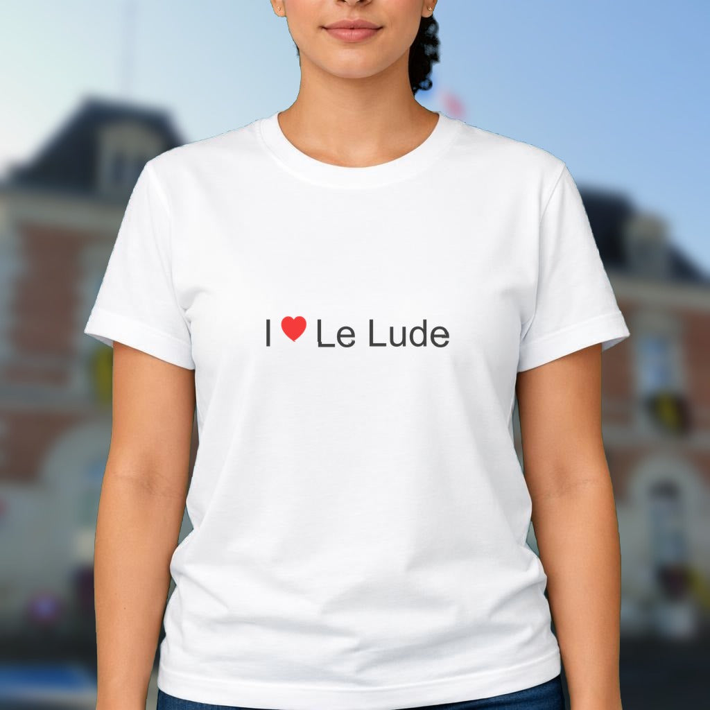 T-shirt I love le lude