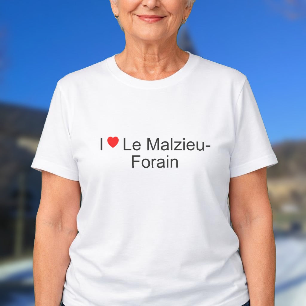 T-shirt I love le malzieu-forain