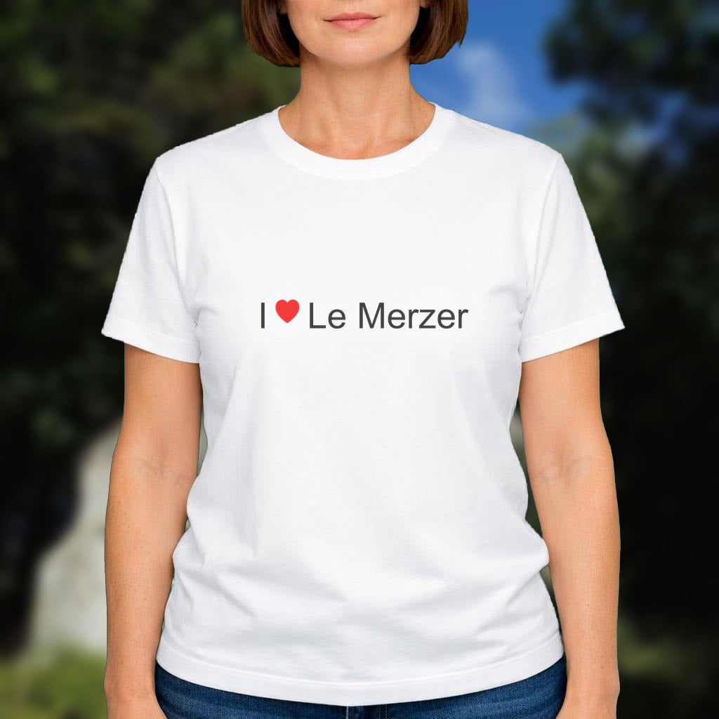 T-shirt I love le merzer