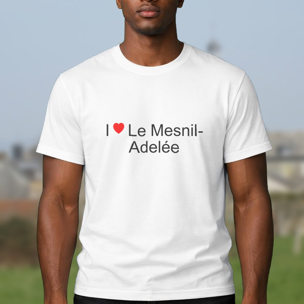 T-shirt I love le mesnil-adelée