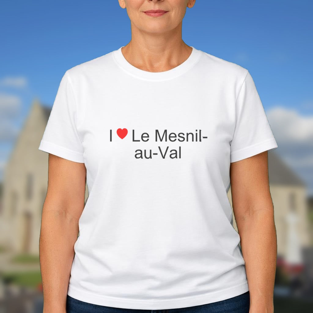 T-shirt I love le mesnil-au-val