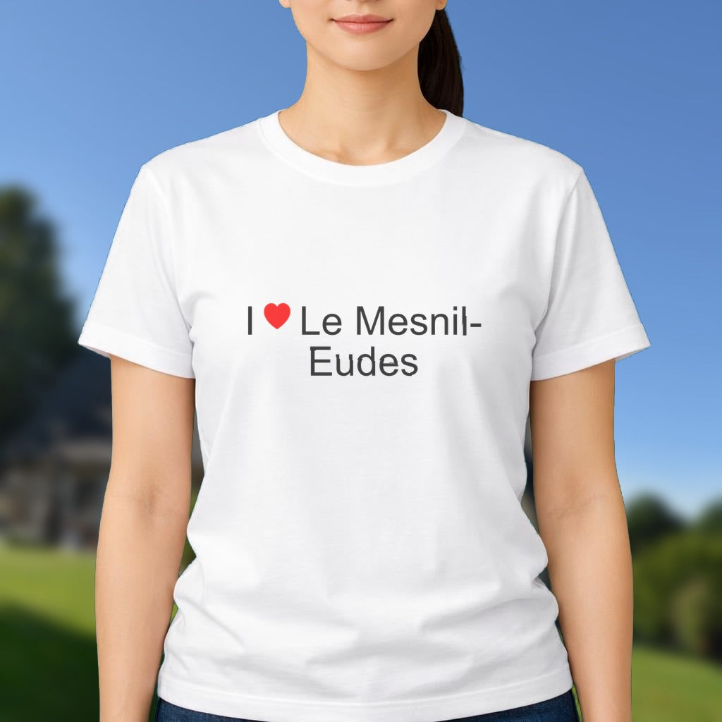 T-shirt I love le mesnil-eudes