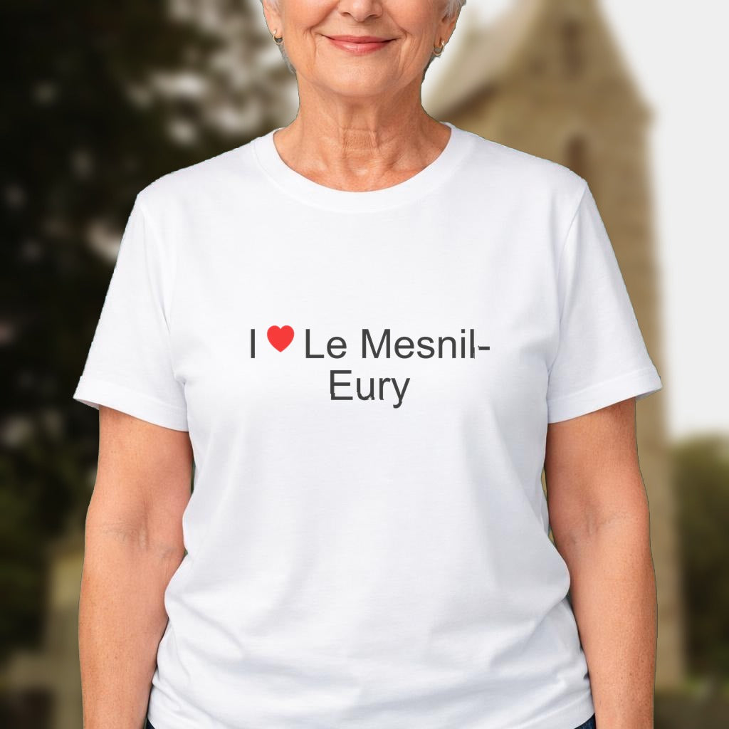 T-shirt I love le mesnil-eury