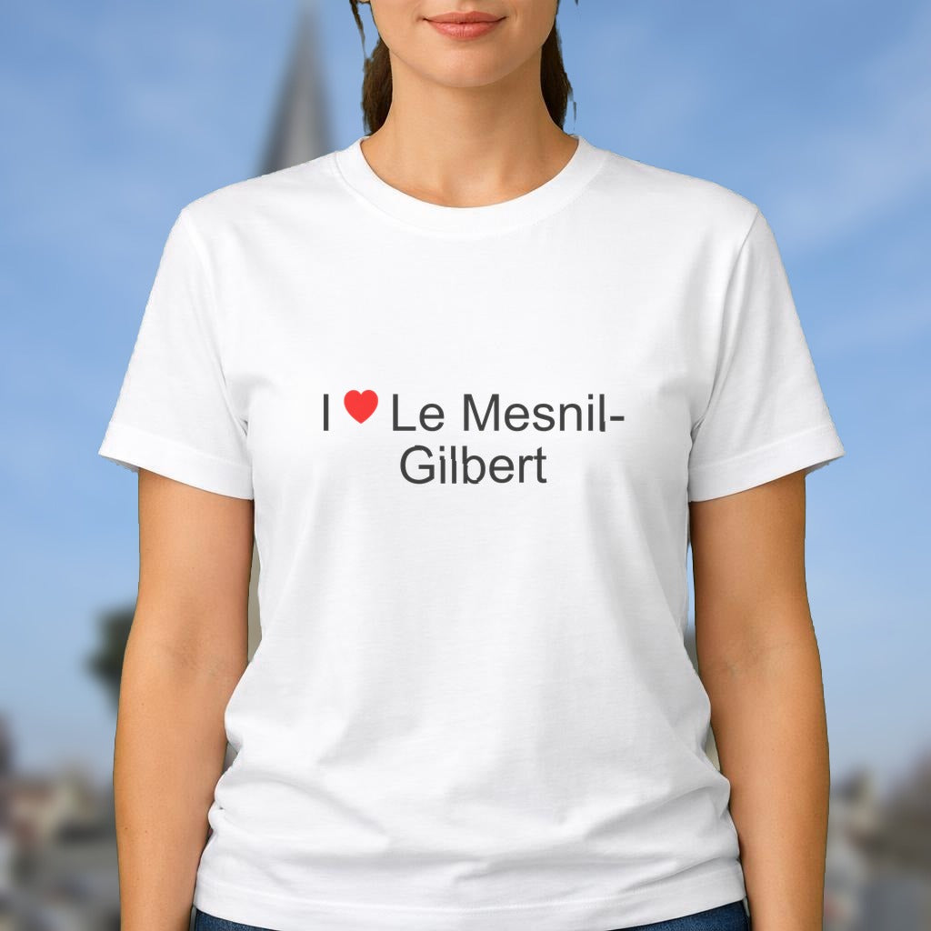 T-shirt I love le mesnil-gilbert