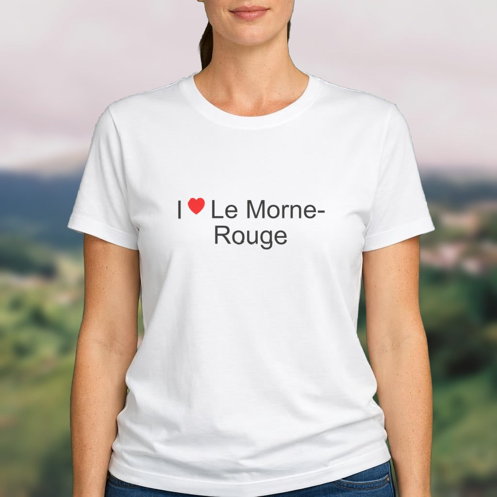 T-shirt I love le morne-rouge