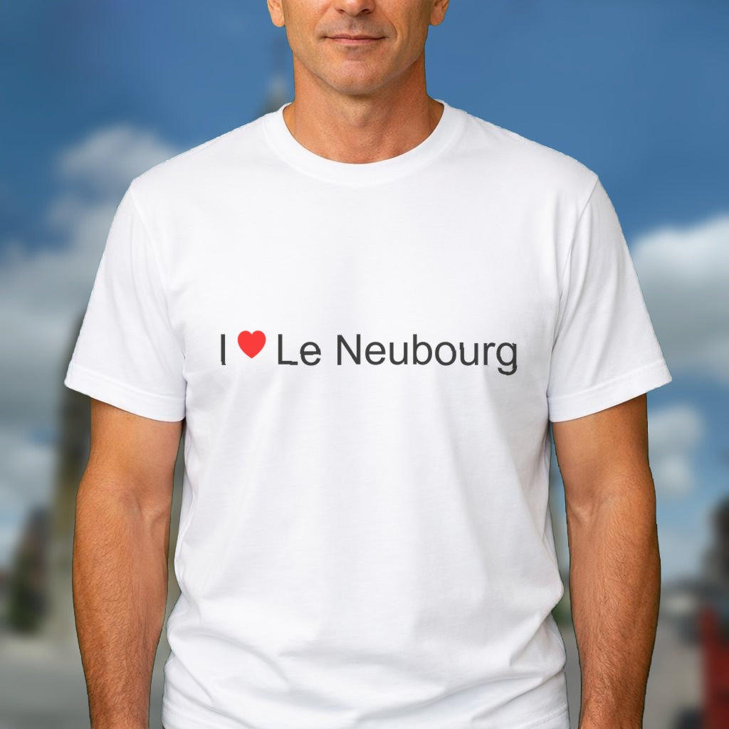 T-shirt I love le neubourg