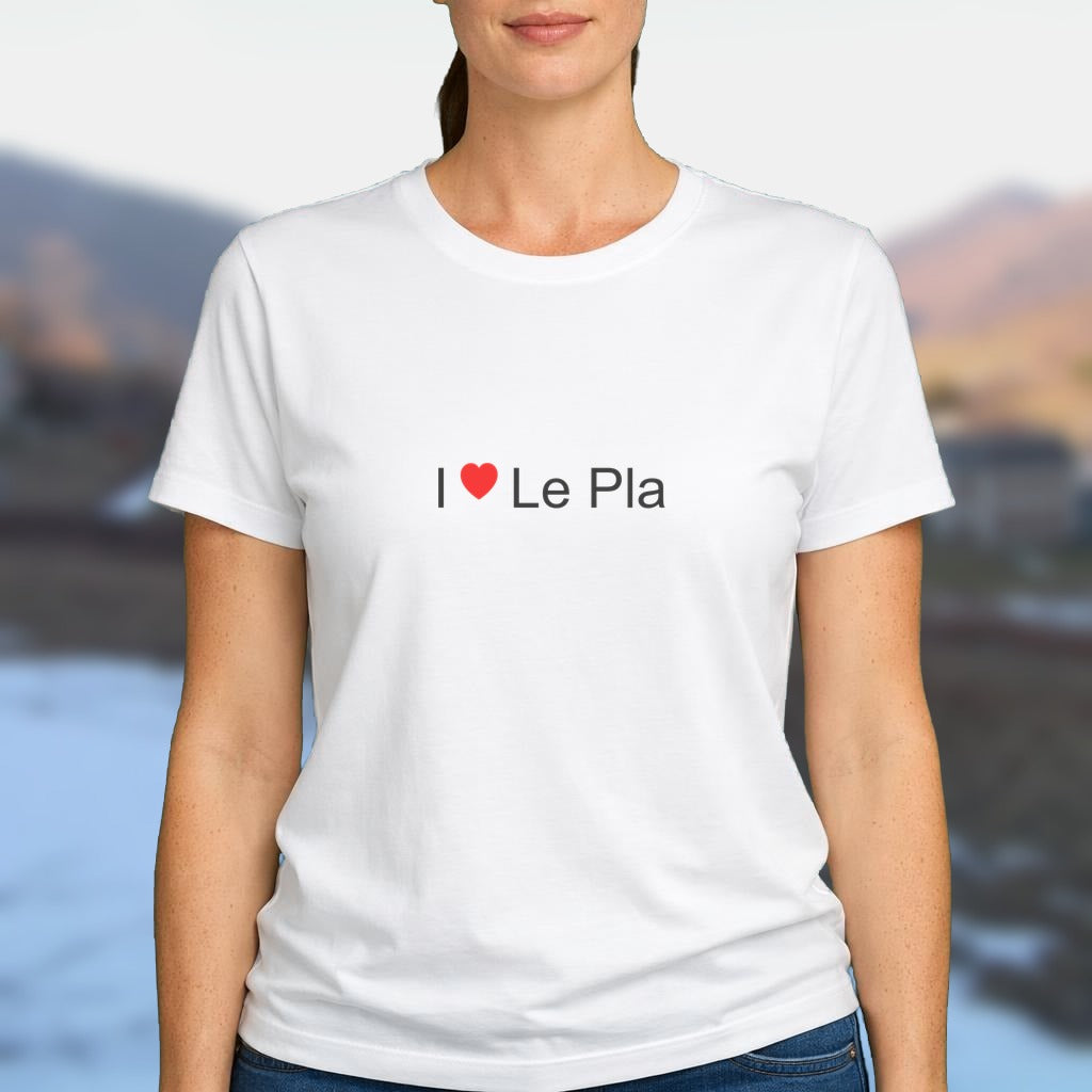 T-shirt I love le pla