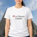 T-shirt I love le plessis-lastelle