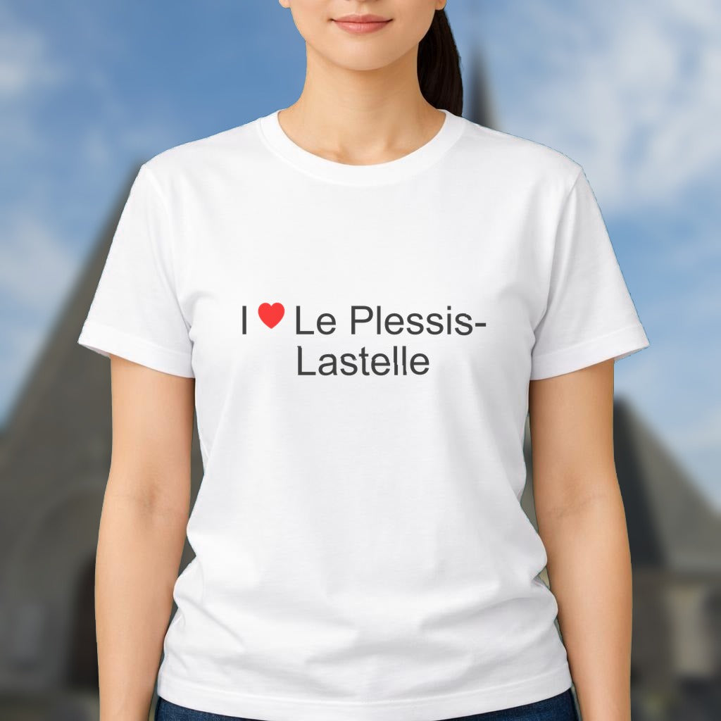 T-shirt I love le plessis-lastelle