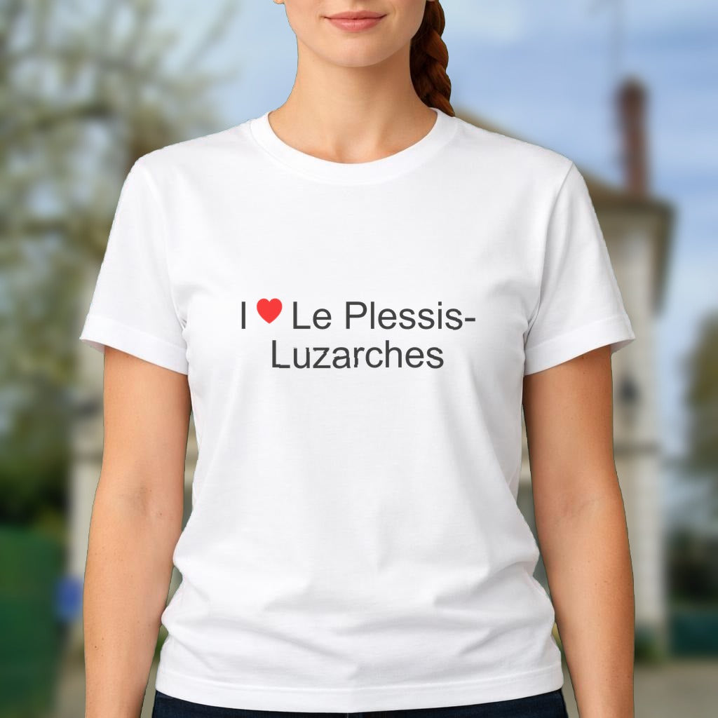 T-shirt I love le plessis-luzarches