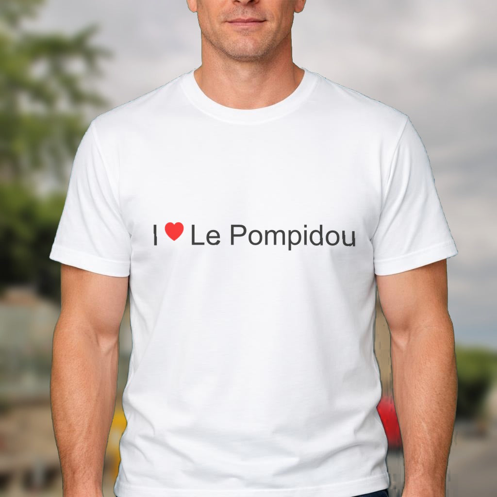 T-shirt I love le pompidou