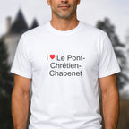 T-shirt I love le pont-chrétien-chabenet