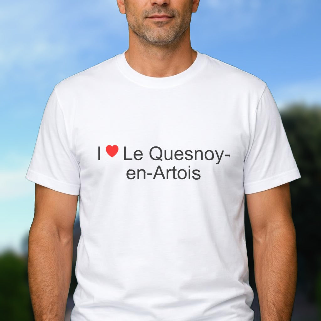 T-shirt I love le quesnoy-en-artois