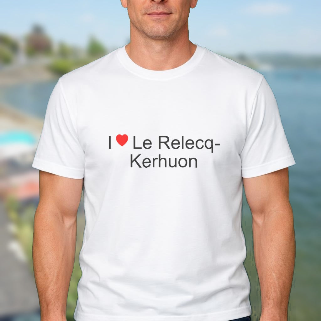 T-shirt I love le relecq-kerhuon