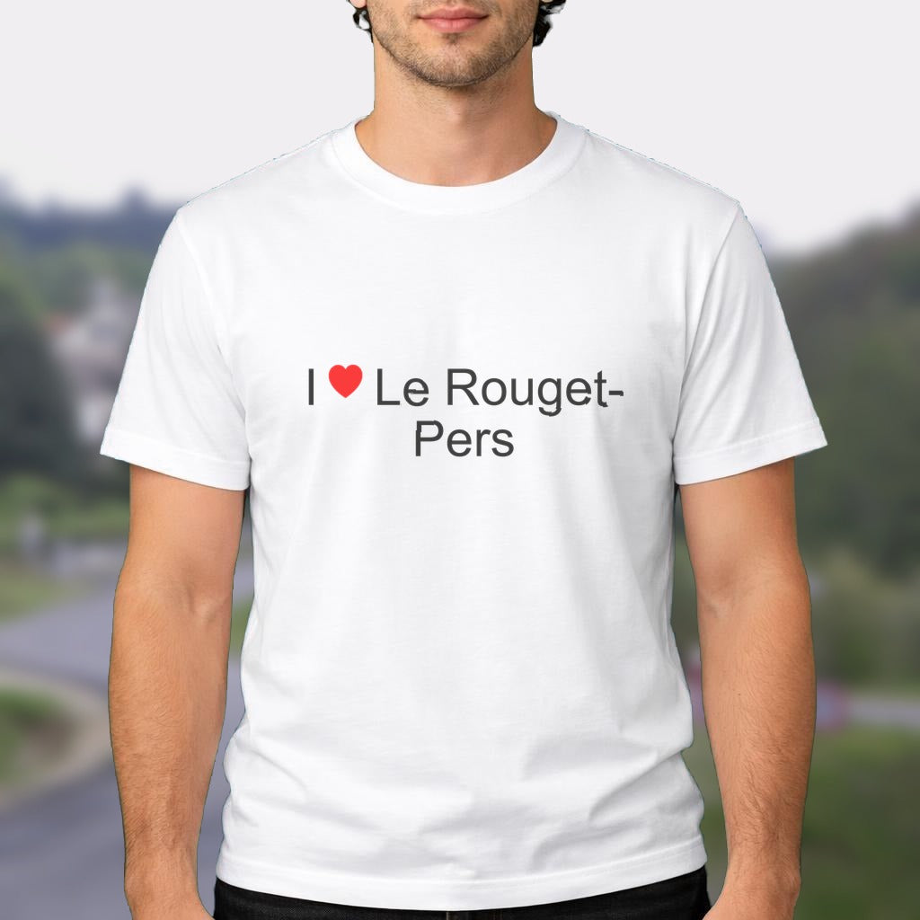 T-shirt I love le rouget-pers