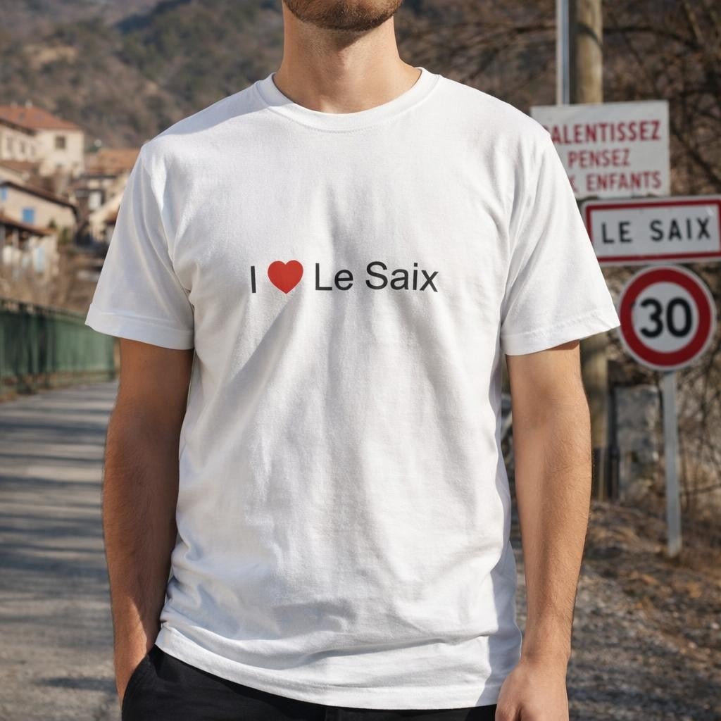 T-shirt I love le saix