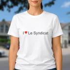 T-shirt I love le syndicat