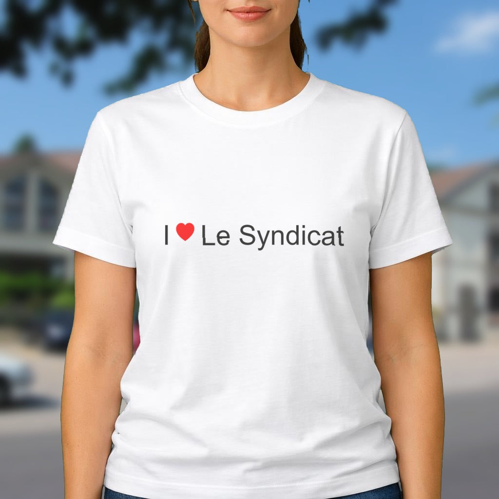 T-shirt I love le syndicat
