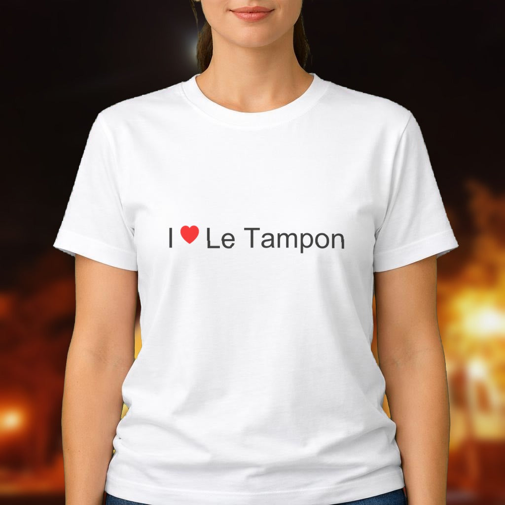 T-shirt I love le tampon