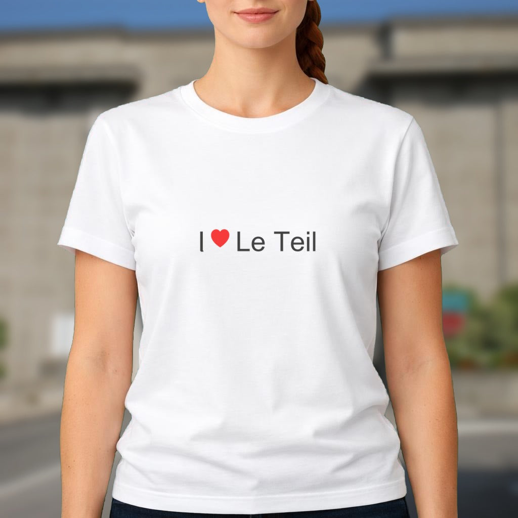 T-shirt I love le teil