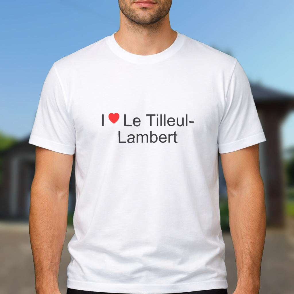 T-shirt I love le tilleul-lambert