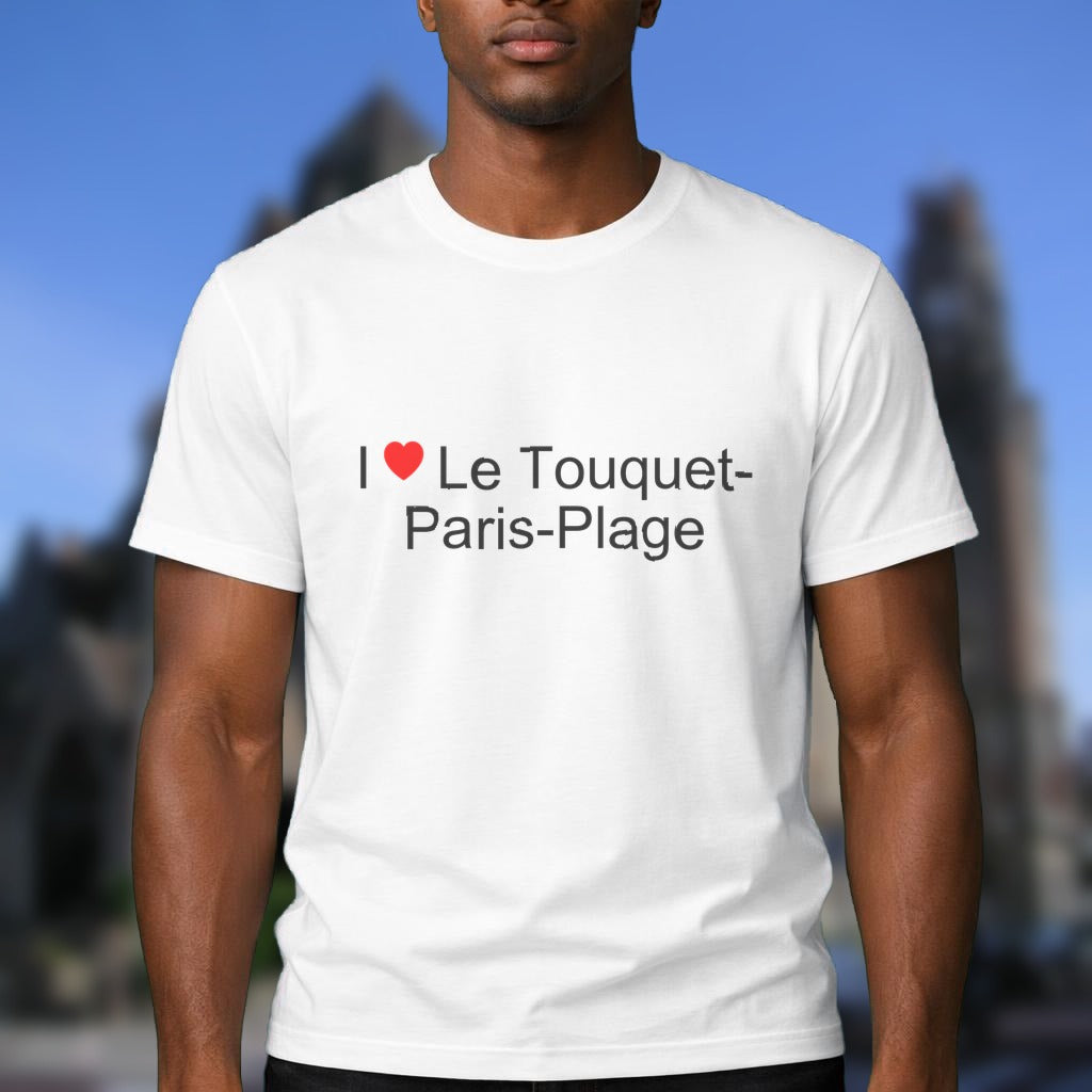 T-shirt I love le touquet-paris-plage