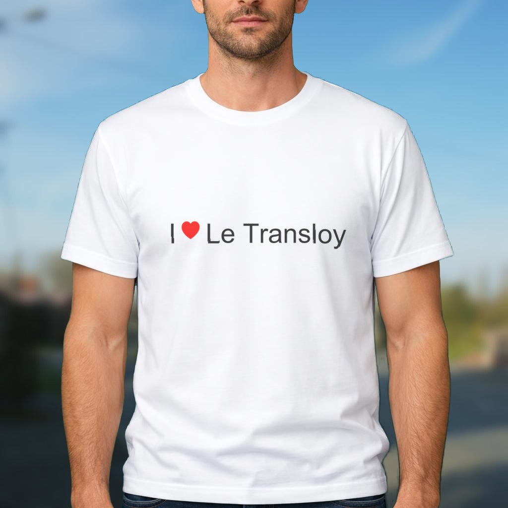 T-shirt I love le transloy