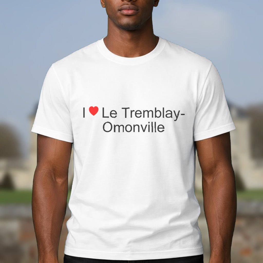 T-shirt I love le tremblay-omonville