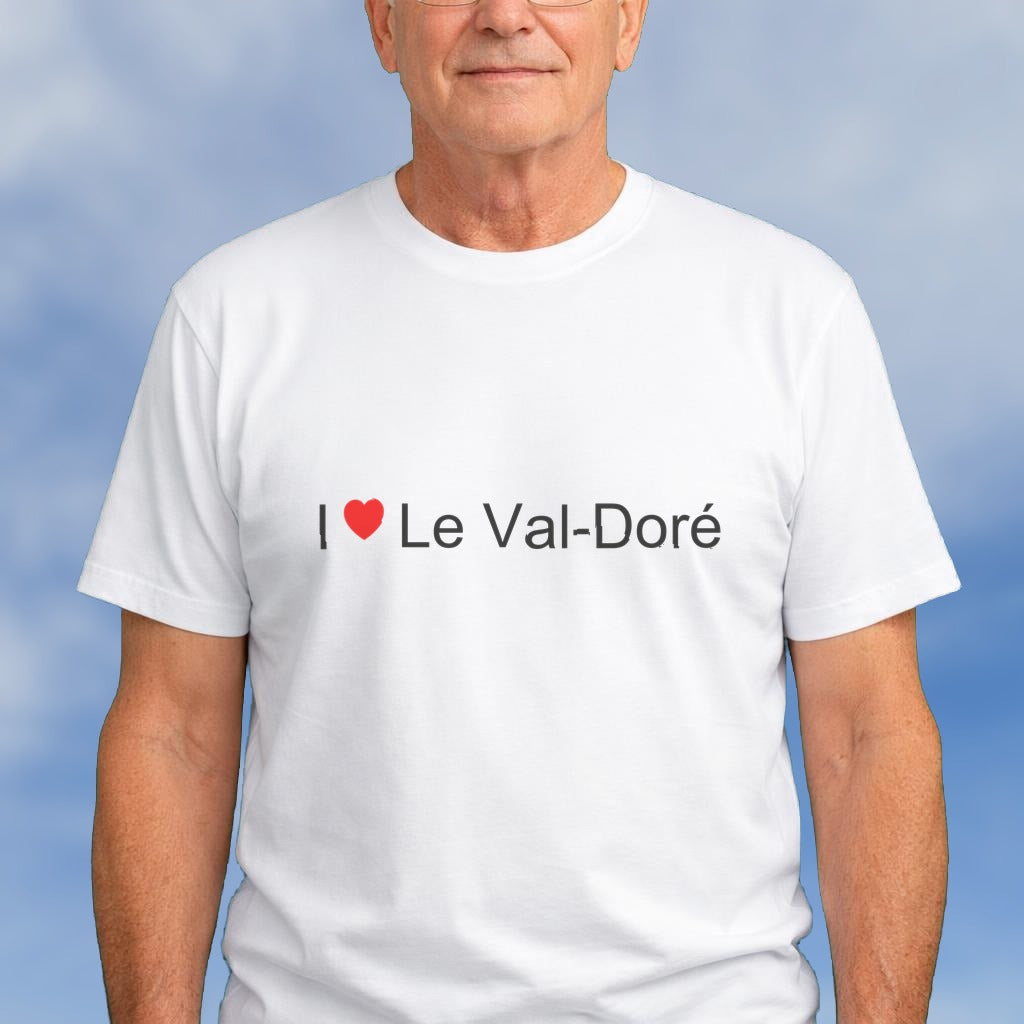 T-shirt I love le val-doré