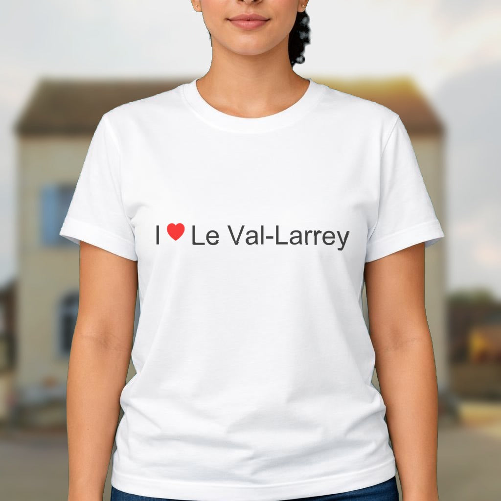 T-shirt I love le val-larrey