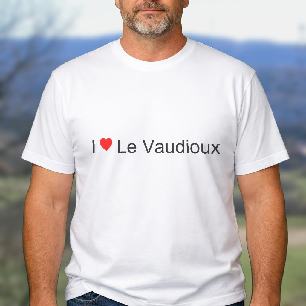 T-shirt I love le vaudioux