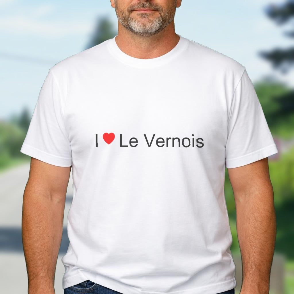 T-shirt I love le vernois