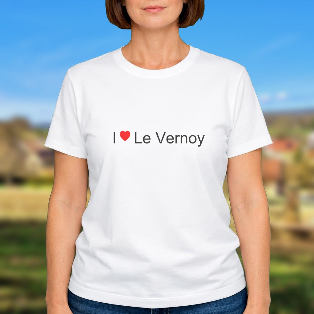T-shirt I love le vernoy