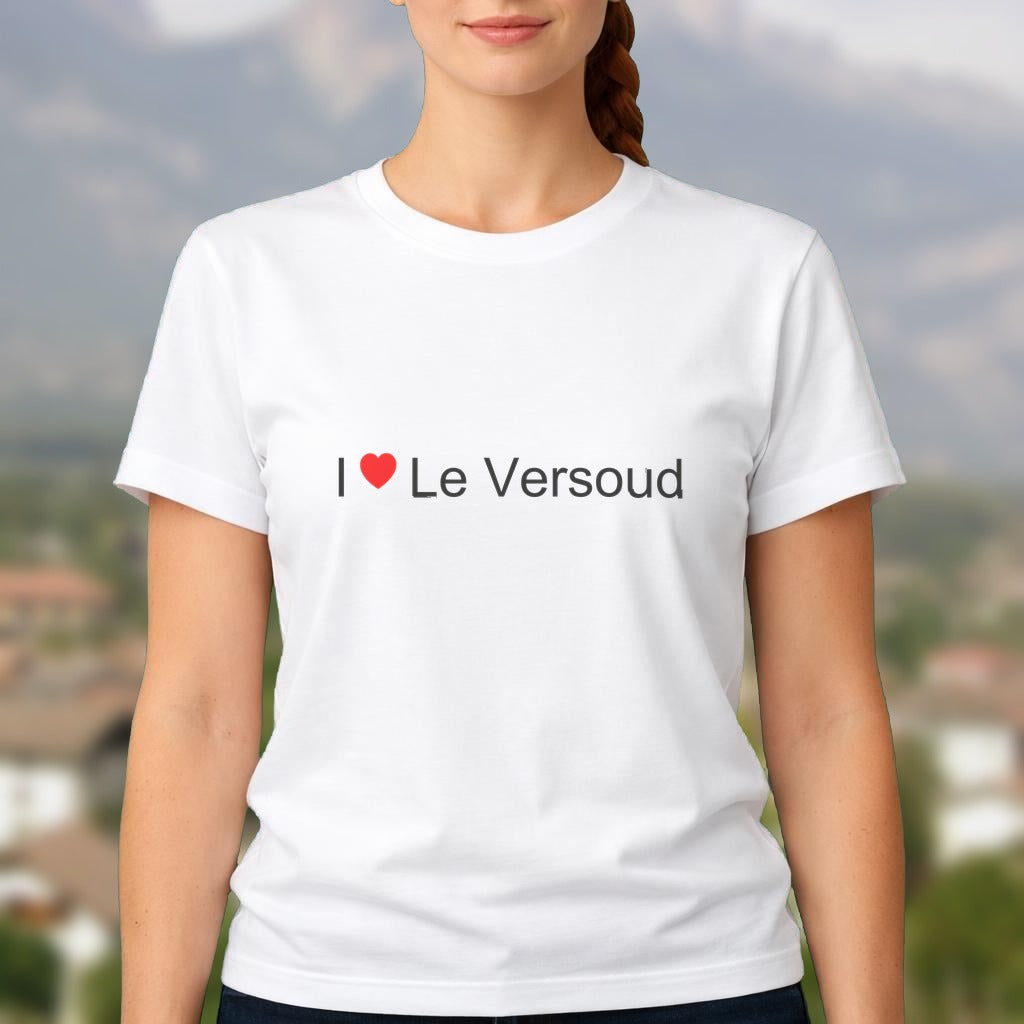 T-shirt I love le versoud
