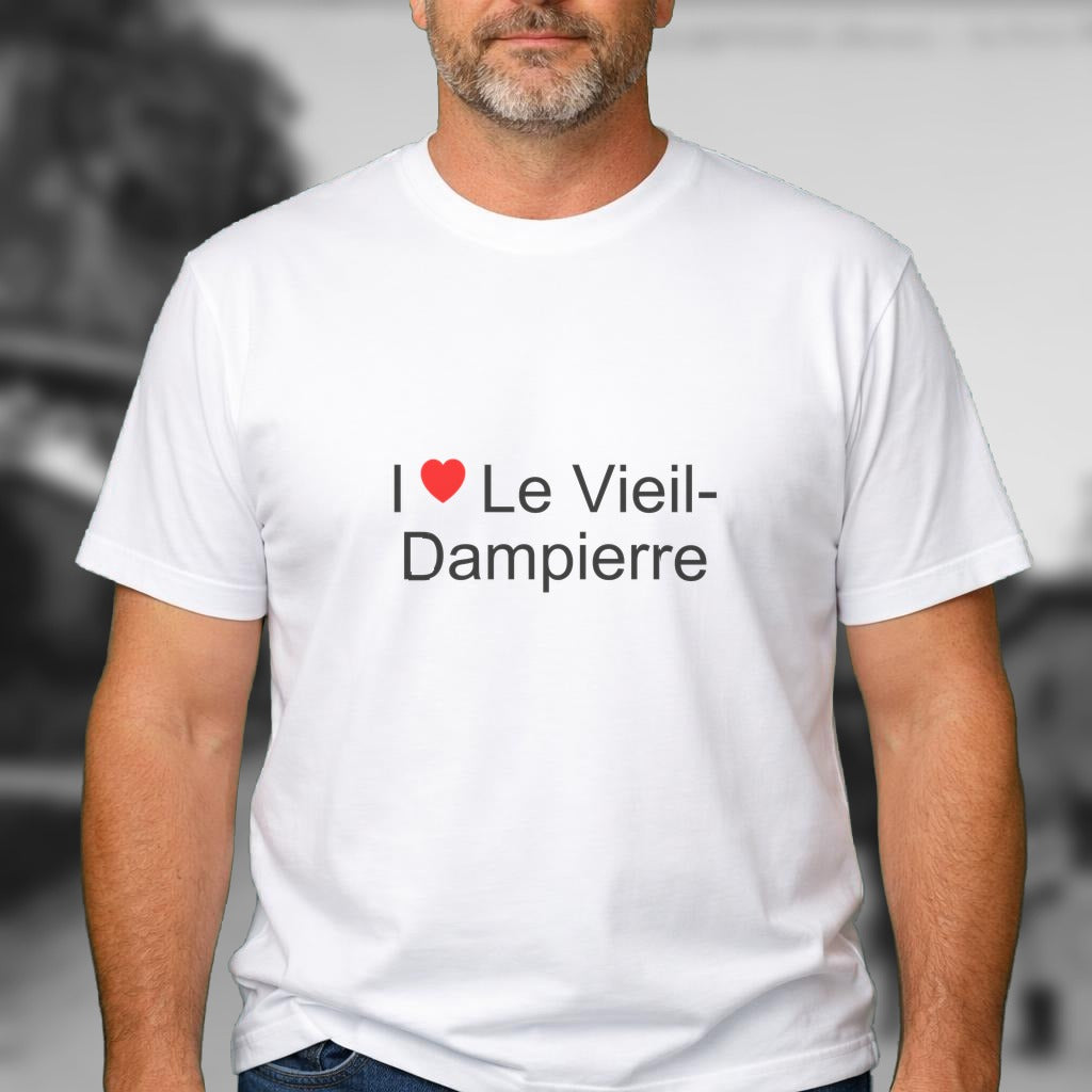 T-shirt I love le vieil-dampierre
