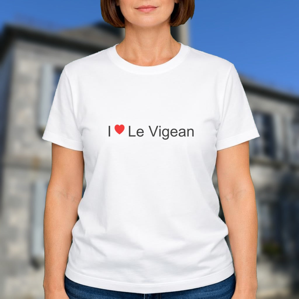 T-shirt I love le vigean