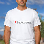 T-shirt I love lebucquière