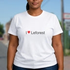 T-shirt I love leforest