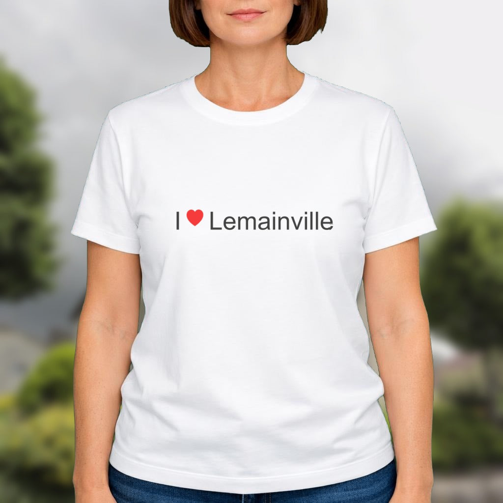 T-shirt I love lemainville