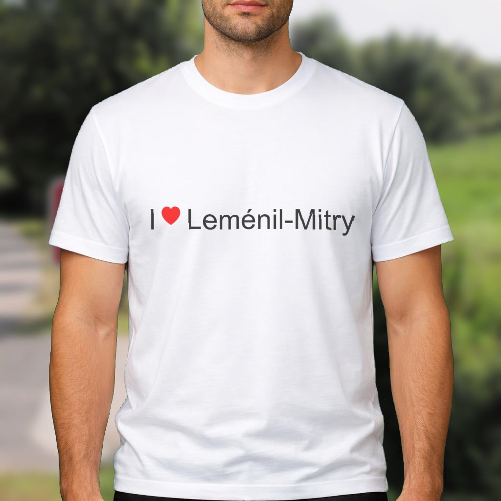 T-shirt I love leménil-mitry
