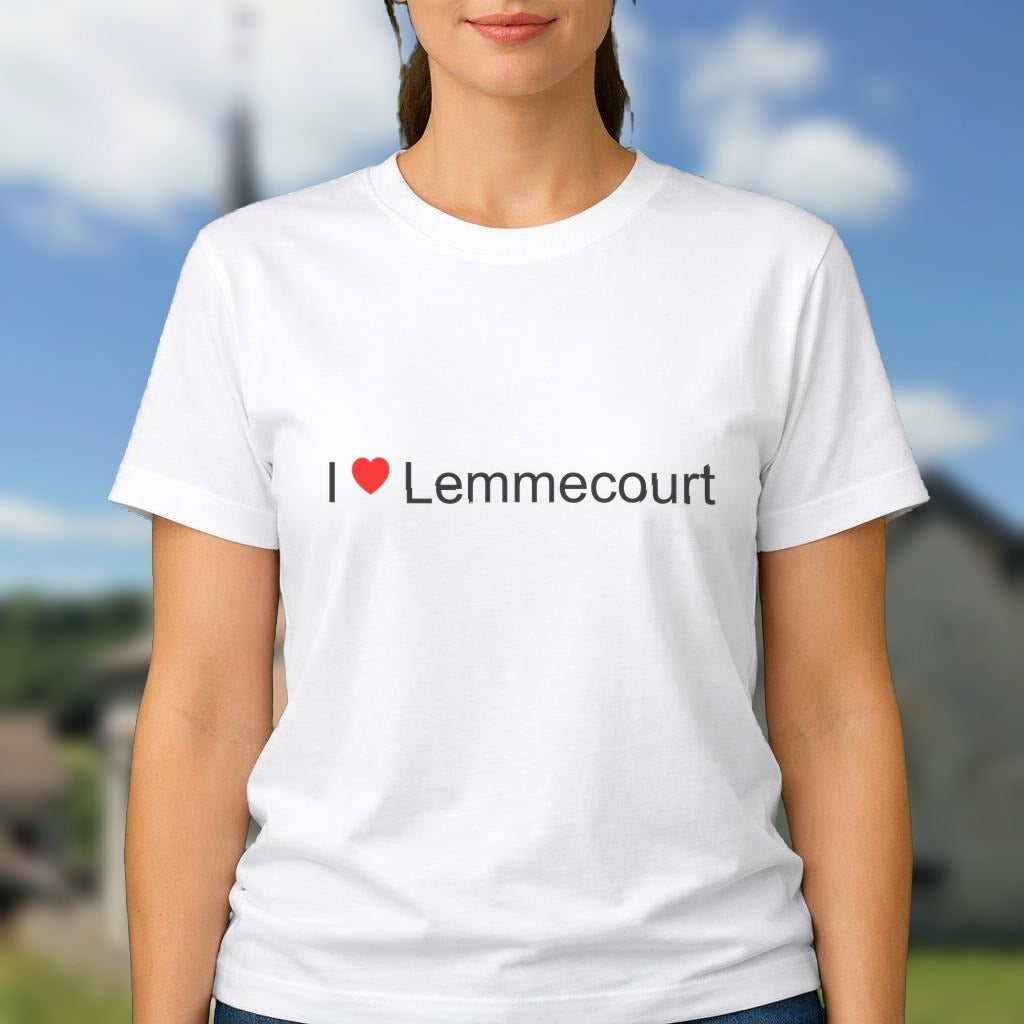 T-shirt I love lemmecourt