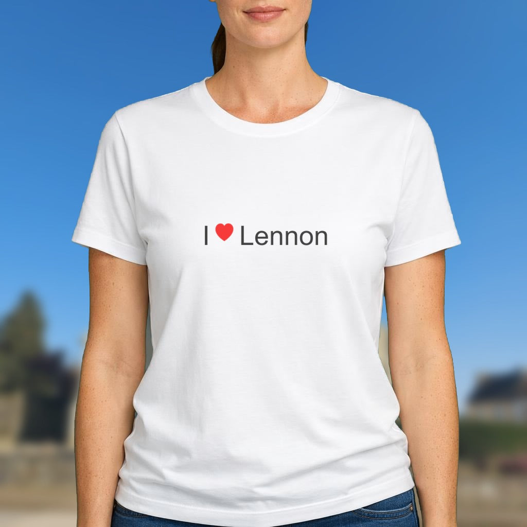 T-shirt I love lennon