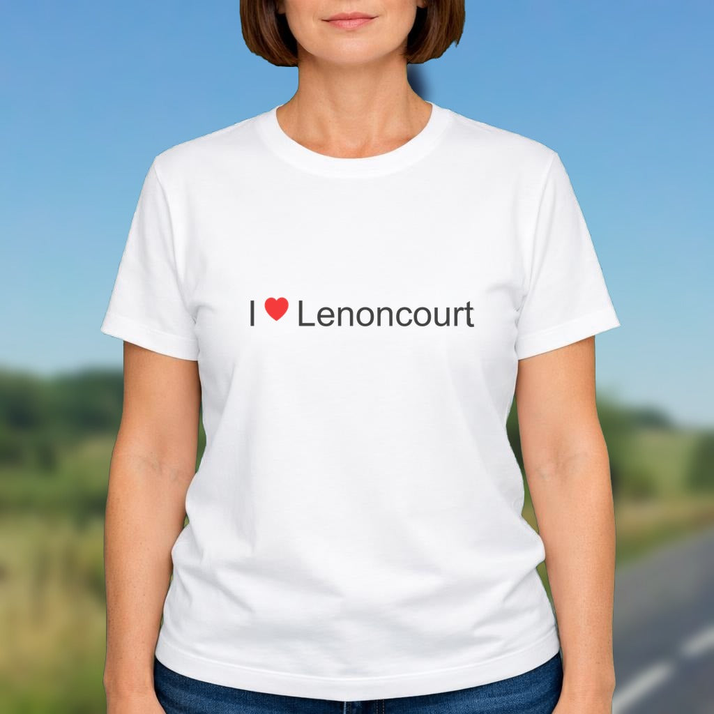 T-shirt I love lenoncourt