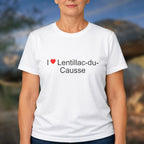 T-shirt I love lentillac-du-causse