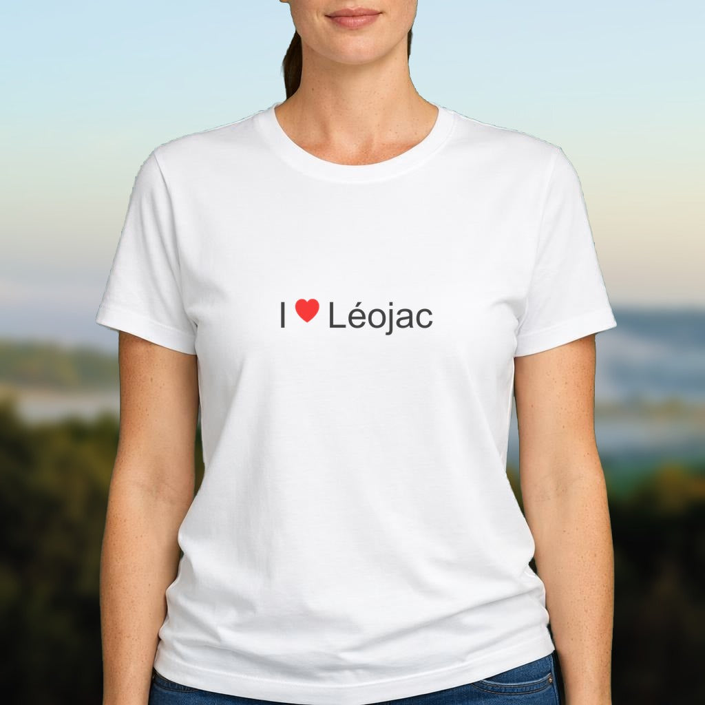 T-shirt I love léojac