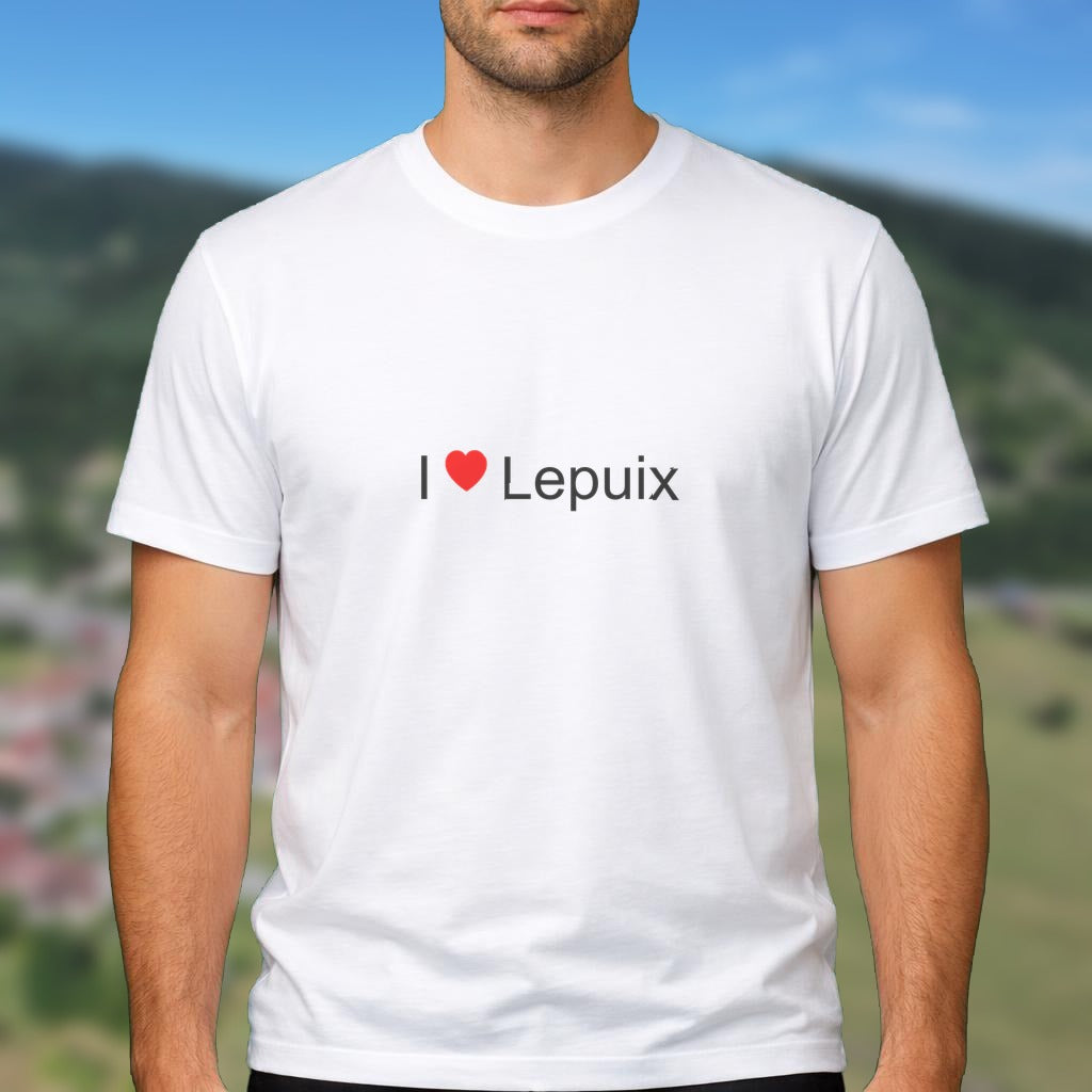 T-shirt I love lepuix