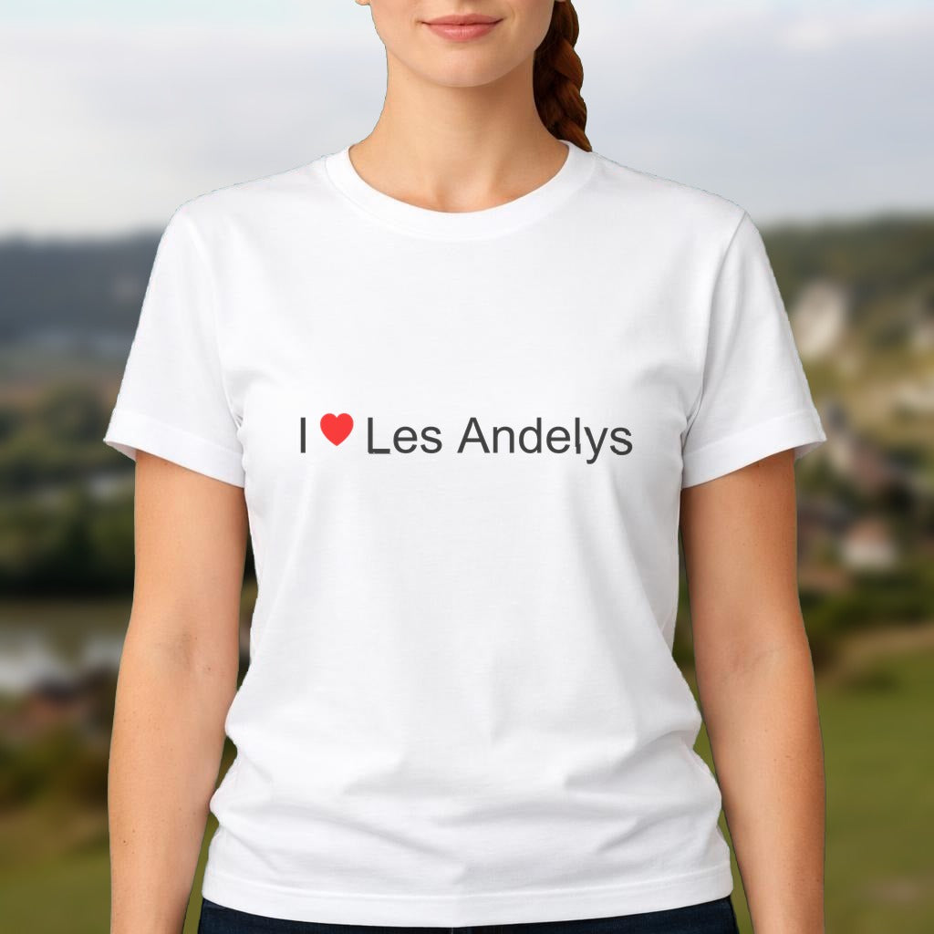T-shirt I love les andelys