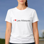 T-shirt I love les attaques