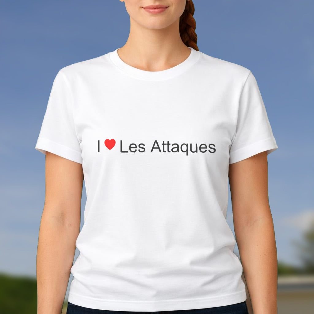 T-shirt I love les attaques